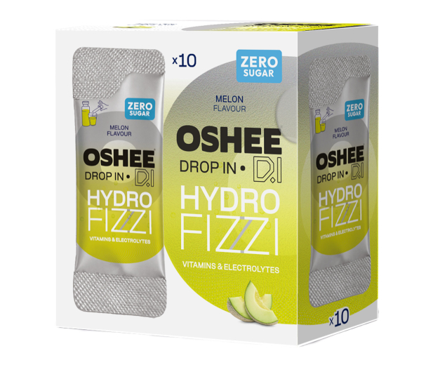 OSHEE Proszek musujący DROP IN Hydrofizzi melon 10 saszetek - 1546752 - zdjęcie